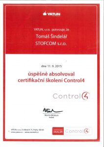 Montáž a servis zabezpečovacích systémů Control4